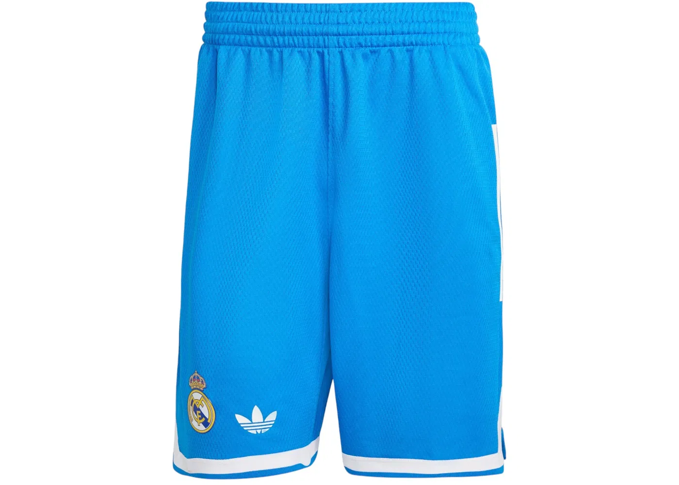 Мужские шорты с принтом Real Madrid 3Rd Adidas, цвет Blue Bird