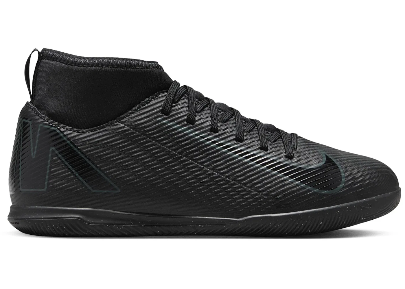 Детские бутсы Nike Mercurial Superfly 10 Club IC, Black/Deep Jungle/Black