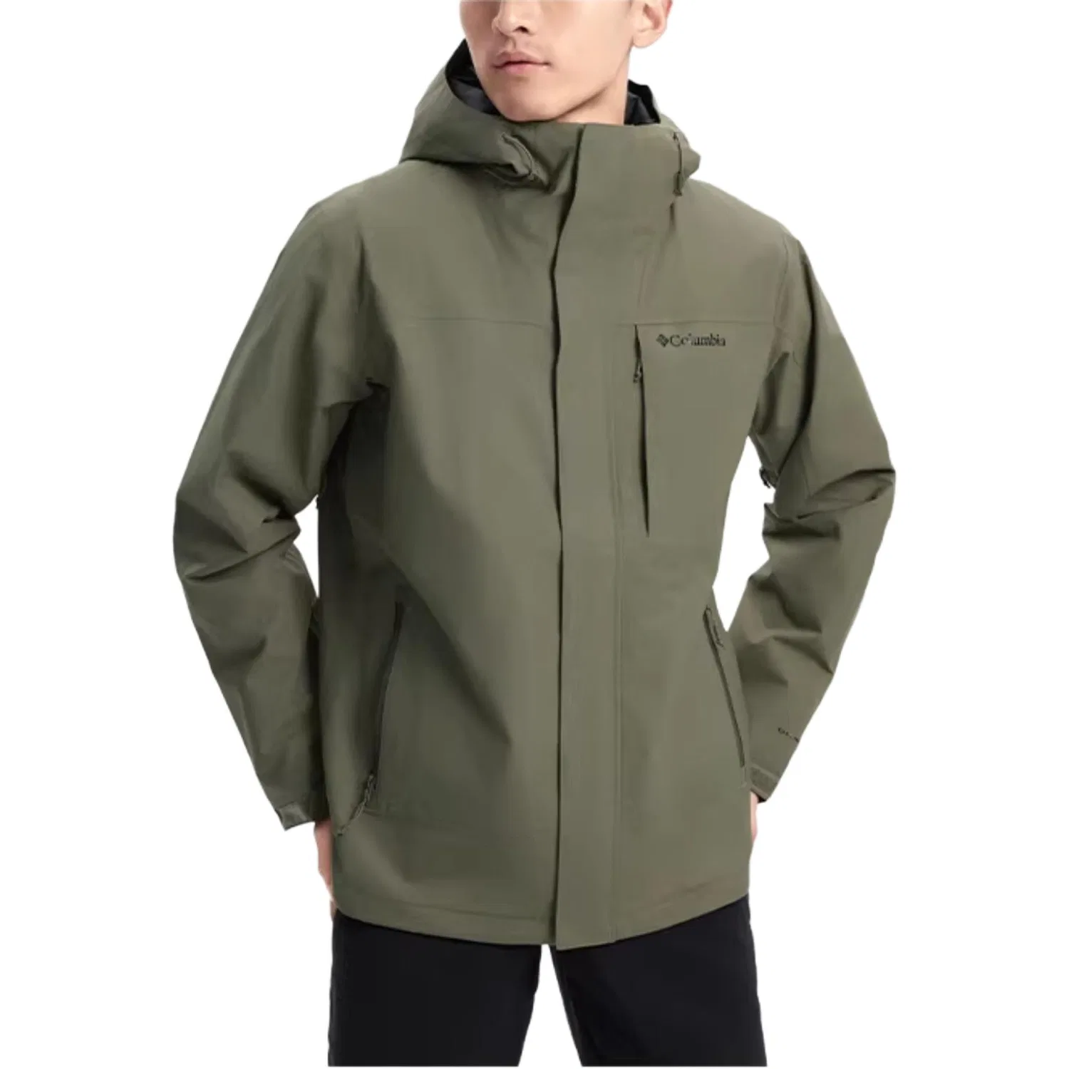 Детская ветровка с принтом для мальчиков и девочек Hiking Outdoor Adventure Columbia, Army Green
