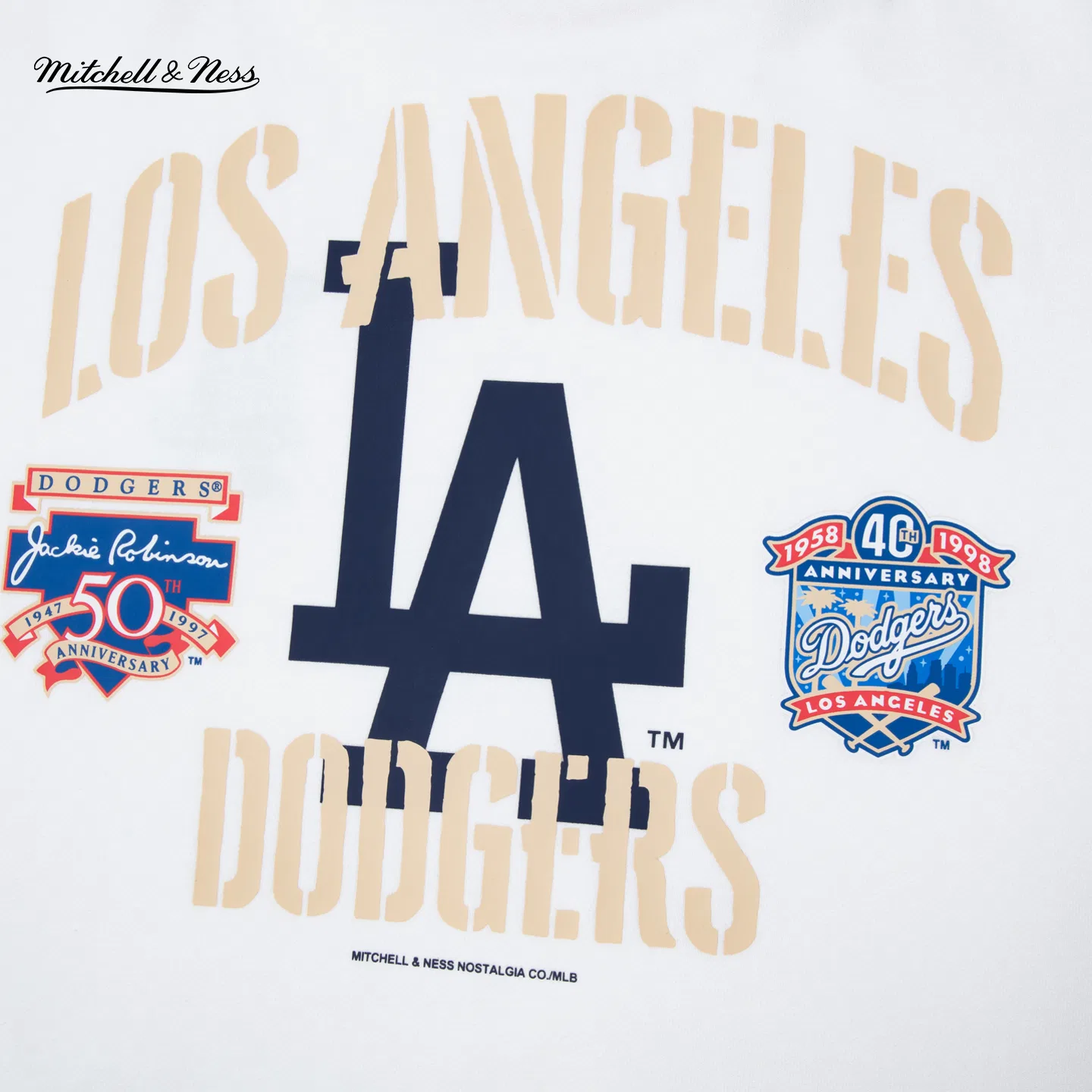 Детский свитшот с круглым вырезом New York Yankees Black Mitchell Ness — фото 4