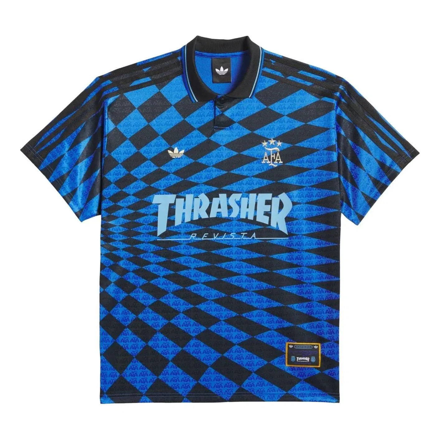 Мужская футболка Argentina x Thrasher Jersey Adidas, синий