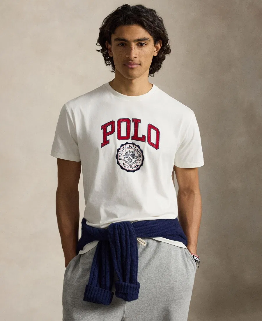 Футболка с логотипом, хлопковая Polo Ralph Lauren, Nevis