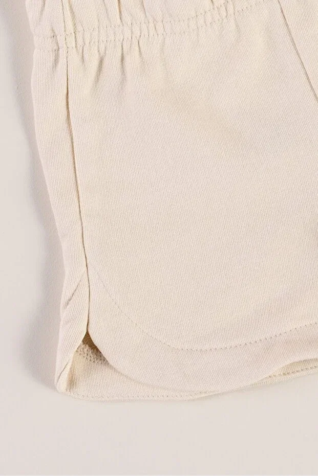 Детские шорты для девочек хлопковые Basic Girl's Shorts Bondberro, Nude Color — фото 2