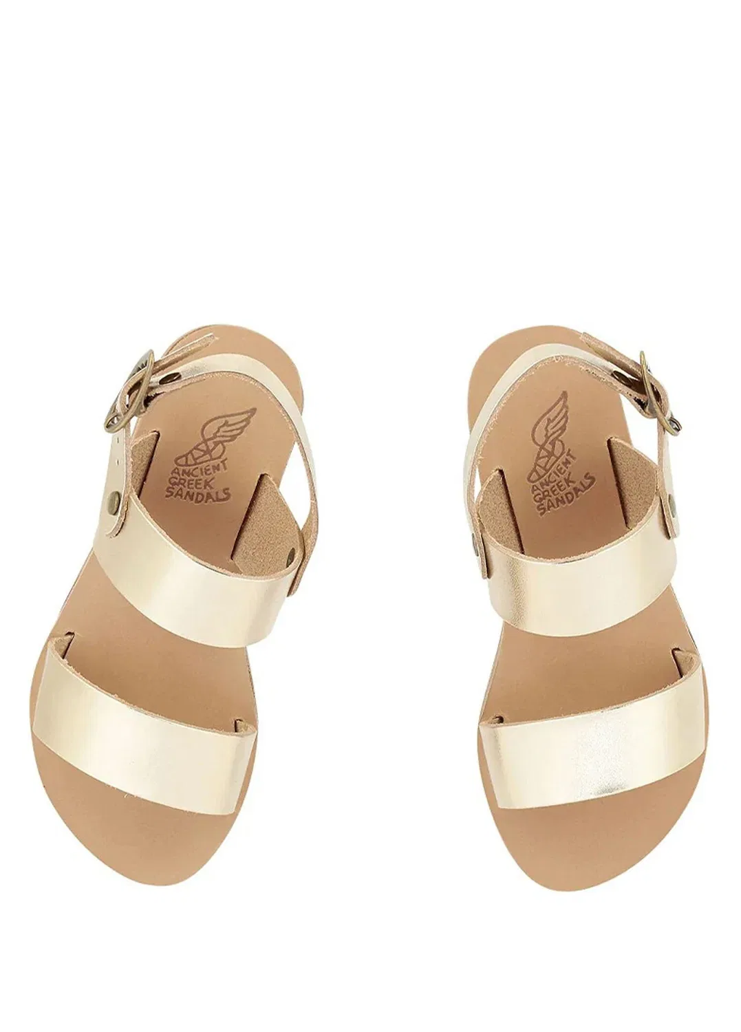 Сандалии детские Ancient Greek Sandals Little Clio, Gold — фото 4