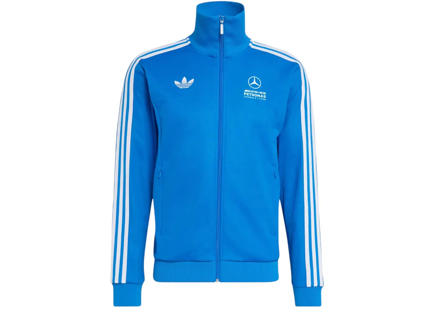 Мужская куртка с принтом Adidas x Mercedes AMG Petronas Formula 1 Team Blue Wonder, Blue (Asia Sizing)