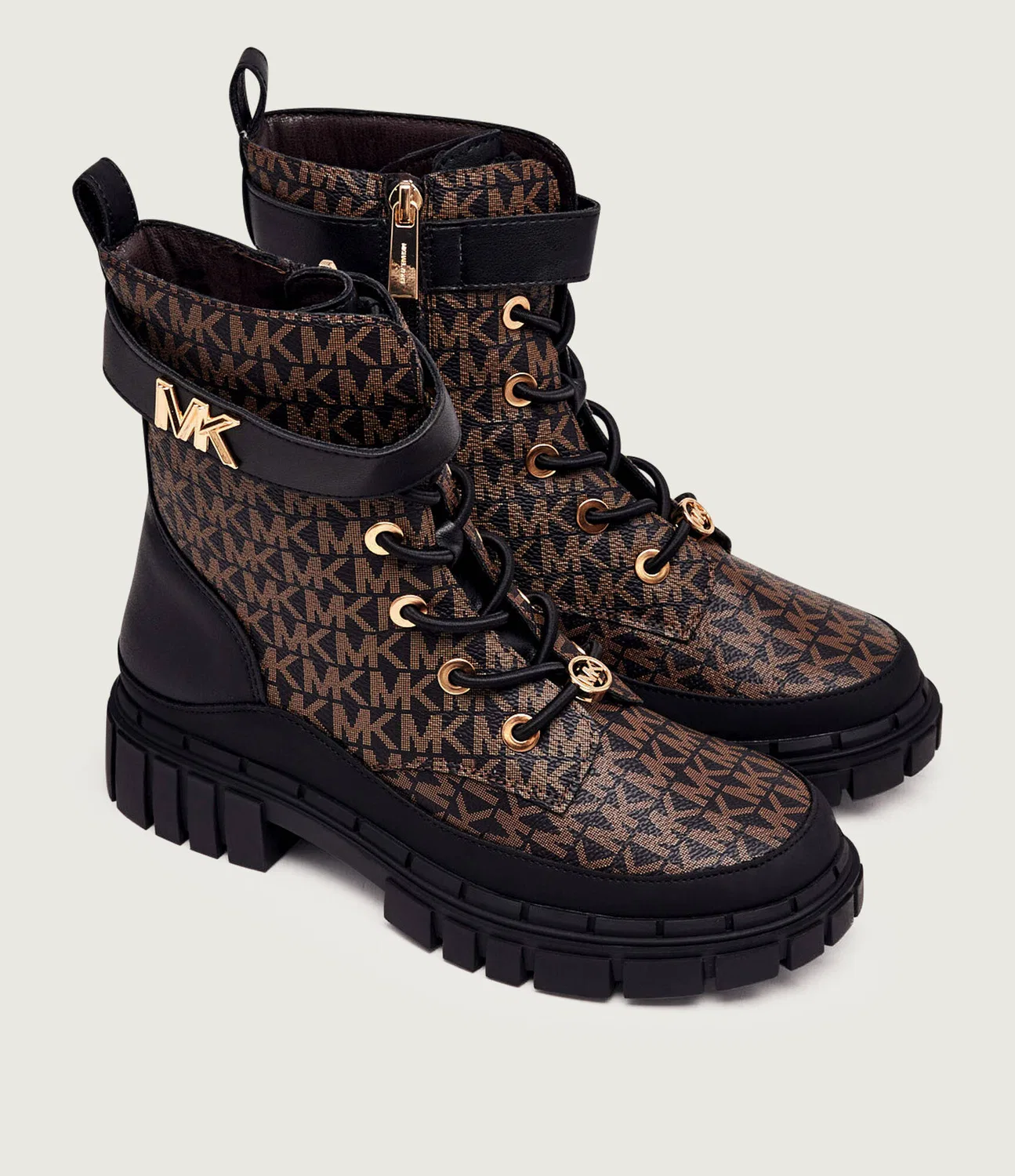 Ботильоны Blake MK Michael Kors Kids, Marrone — фото 3