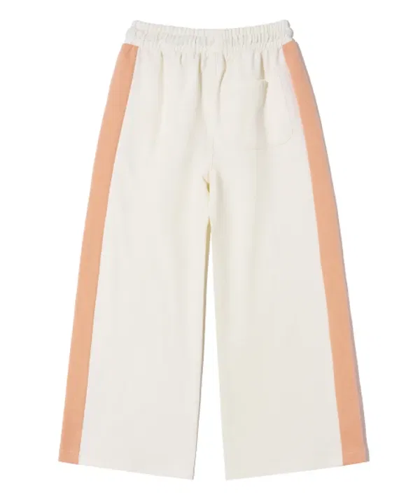 Широкие брюки Kids tag wide pants, Brownbreath Kids, кремовый — фото 2