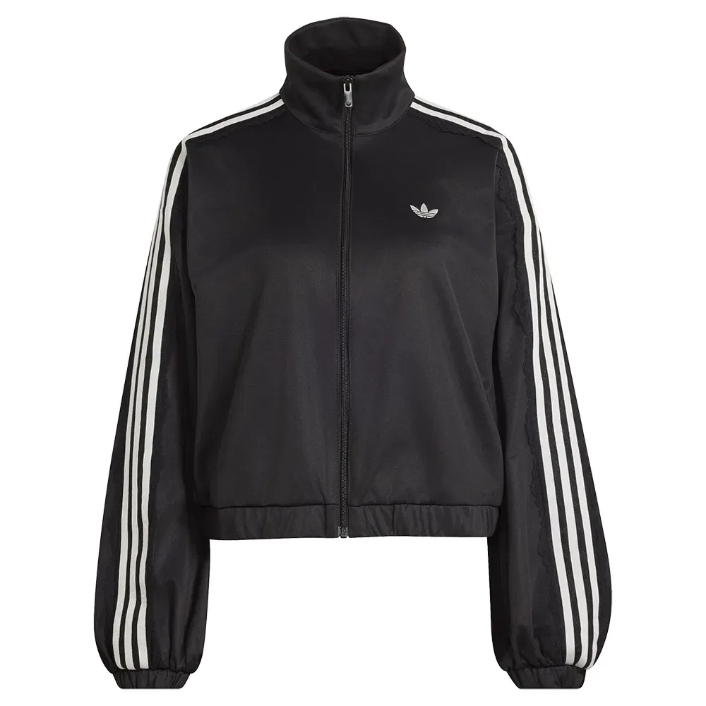 Женский оверсайз свитшот с кружевной вставкой Lace Oversized Archive Adidas Originals, Black — фото 3