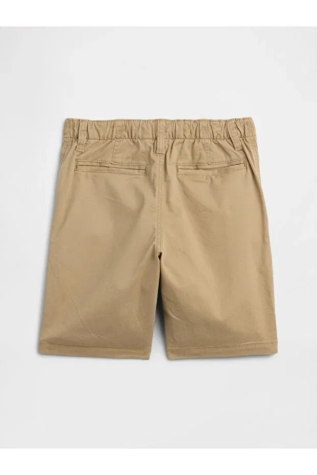 Детские шорты для мальчиков свободного кроя Basics Gap, Beige-000 — фото 3