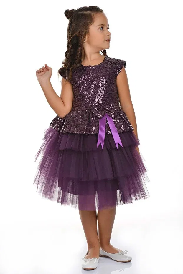 Детское платье для девочек с пайетками Sequin Tutu Party Dress Mnk, Murdum