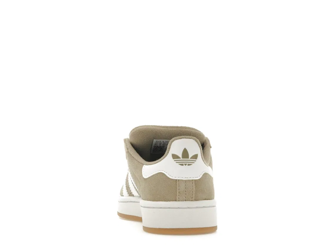Детские кроссовки с замшевым верхом Adidas Campus 00s Blanch Cargo, Blanch Cargo/Footwear White/Gum 3 — фото 4