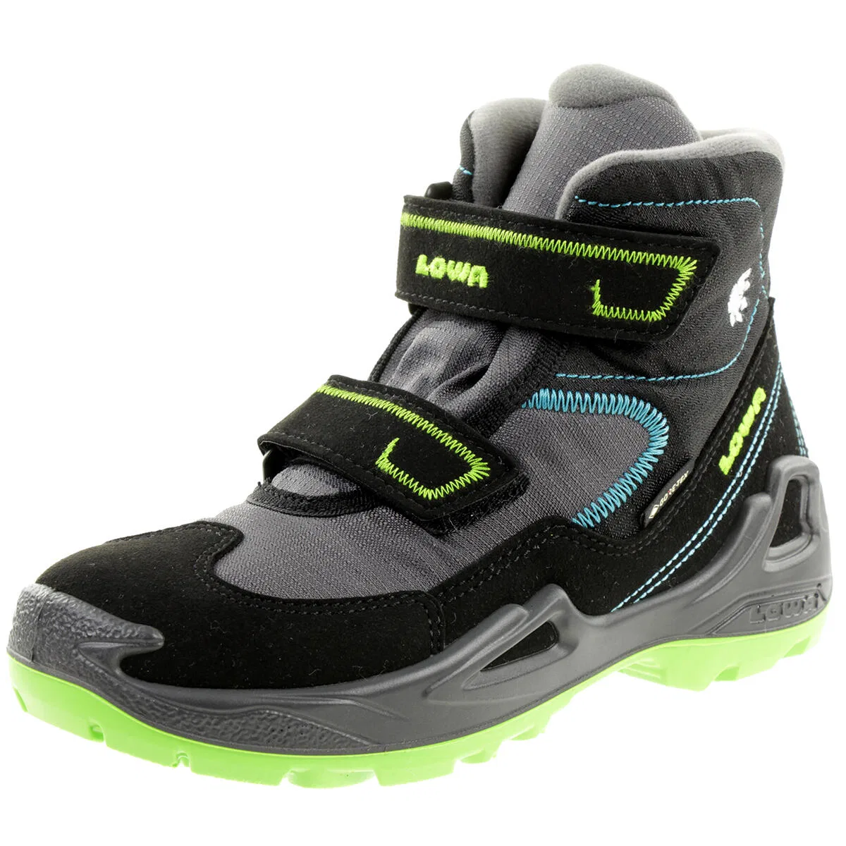 Детские зимние ботинки с быстрой шнуровкой MILO GTX MID Lowa, Schwarz