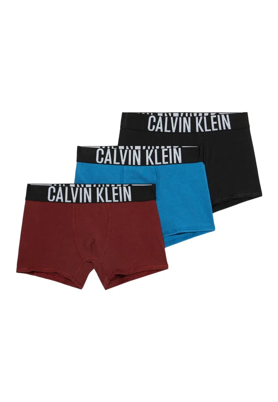 Трусы Calvin Klein Underwear в цветах: лазурный, бордовый, черный