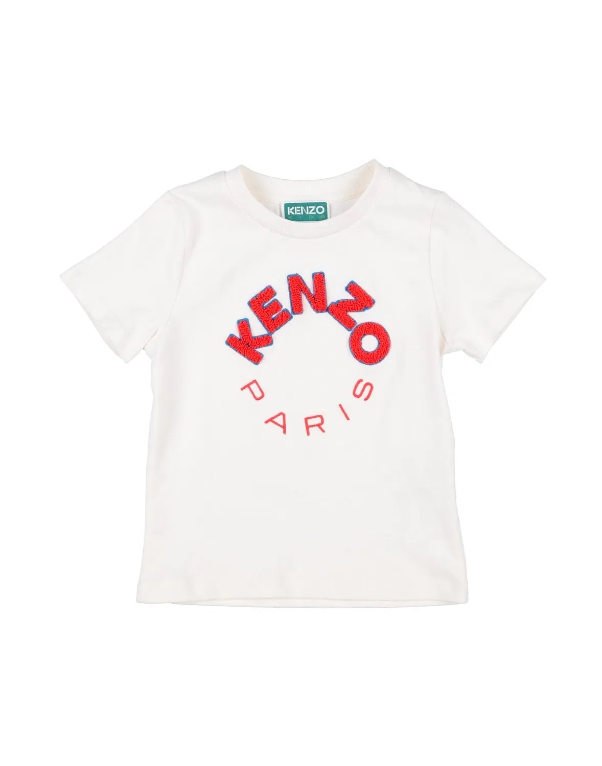 Детская футболка для мальчиков с логотипом Kenzo Kids, белый