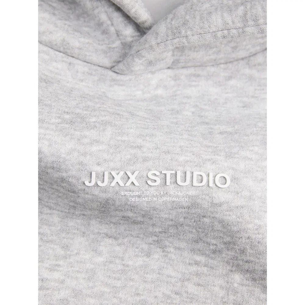 Детское худи с принтом Vesterbro JJXX Jack & jones, Grey — фото 4