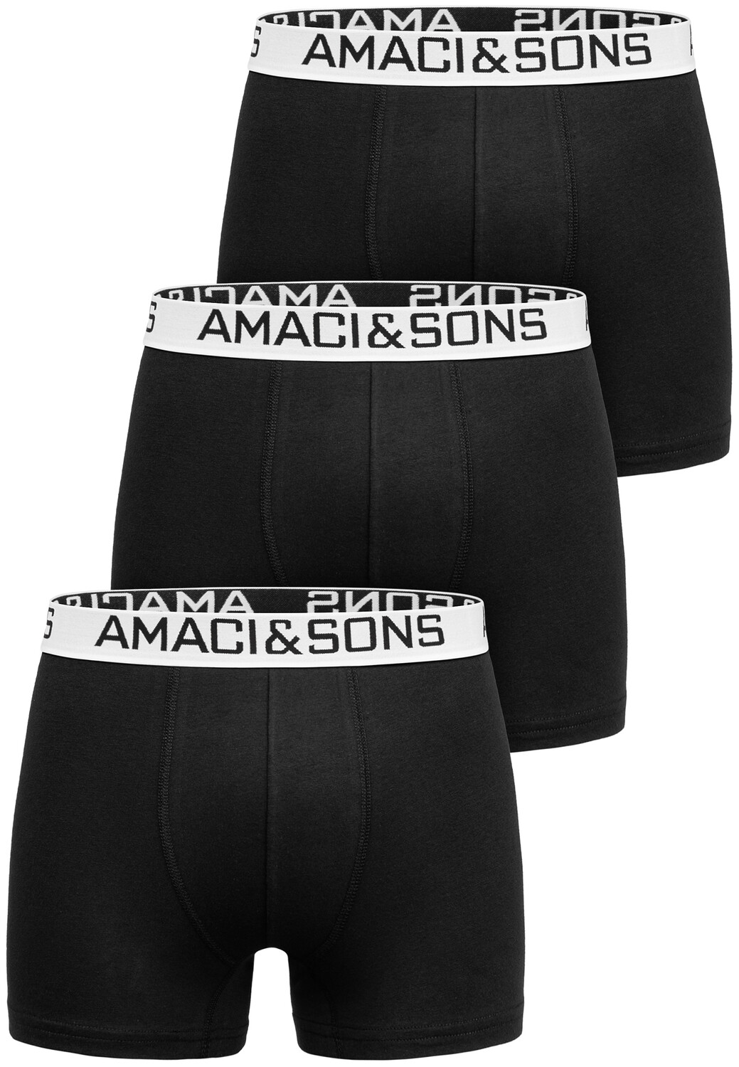 

Боксеры Amaci&Sons 3 шт, черный