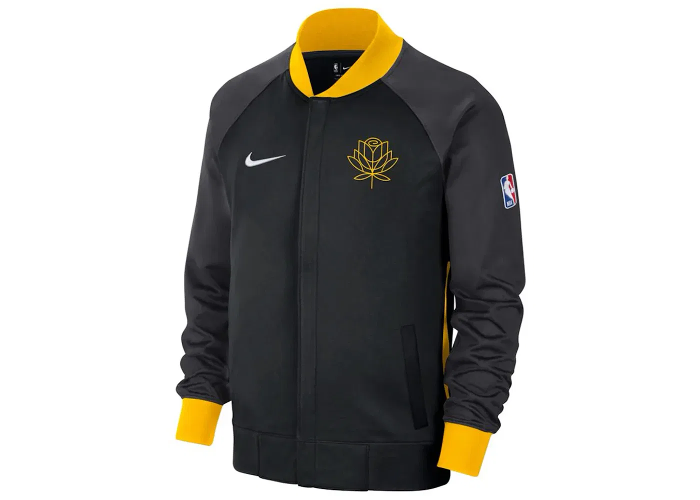 Мужская куртка Nike NBA Golden State Warriors Showtime City Edition Dri-Fit Jacket, Black