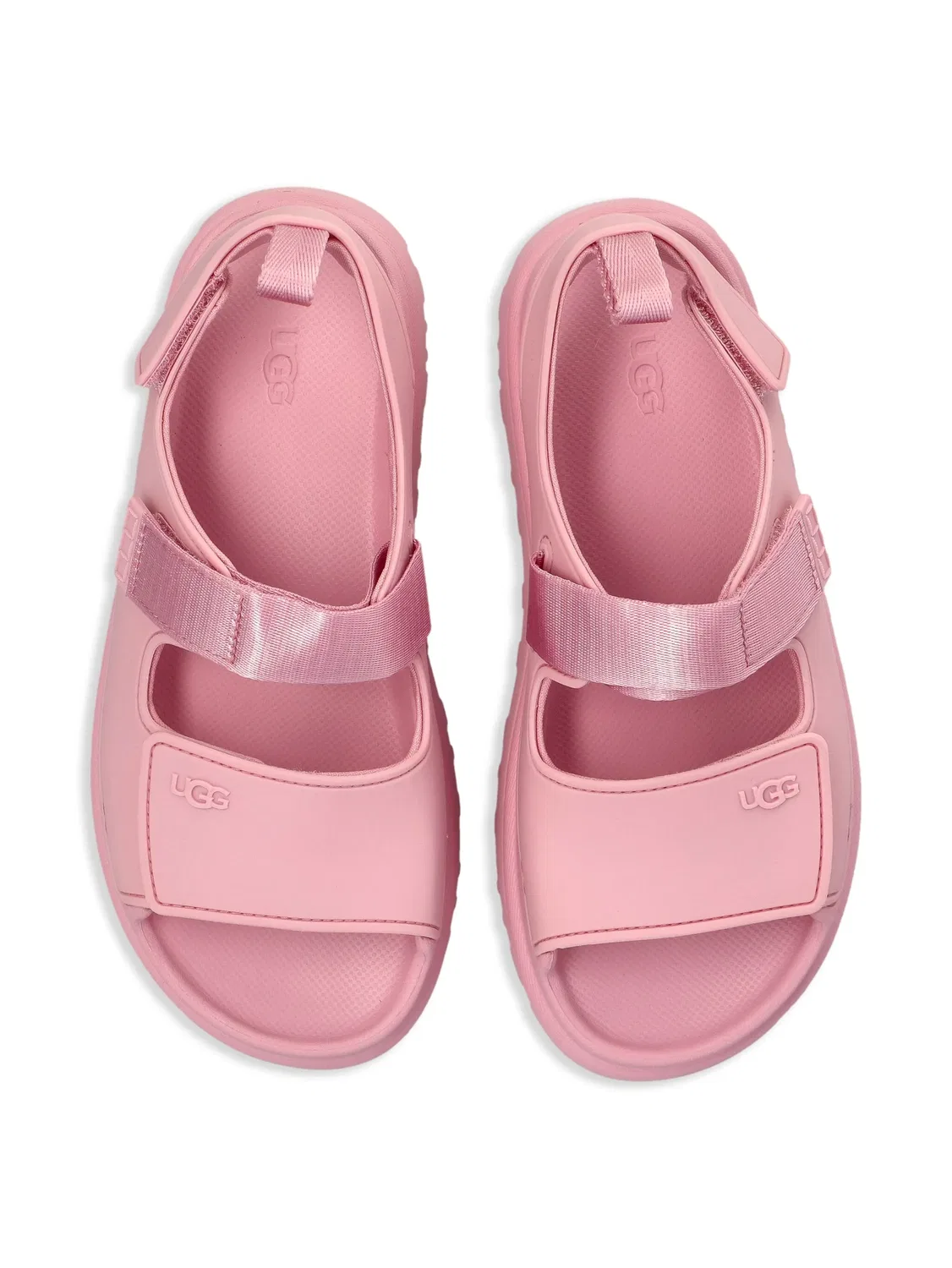 Сандалии на липучке розовые UGG, розовый — фото 2