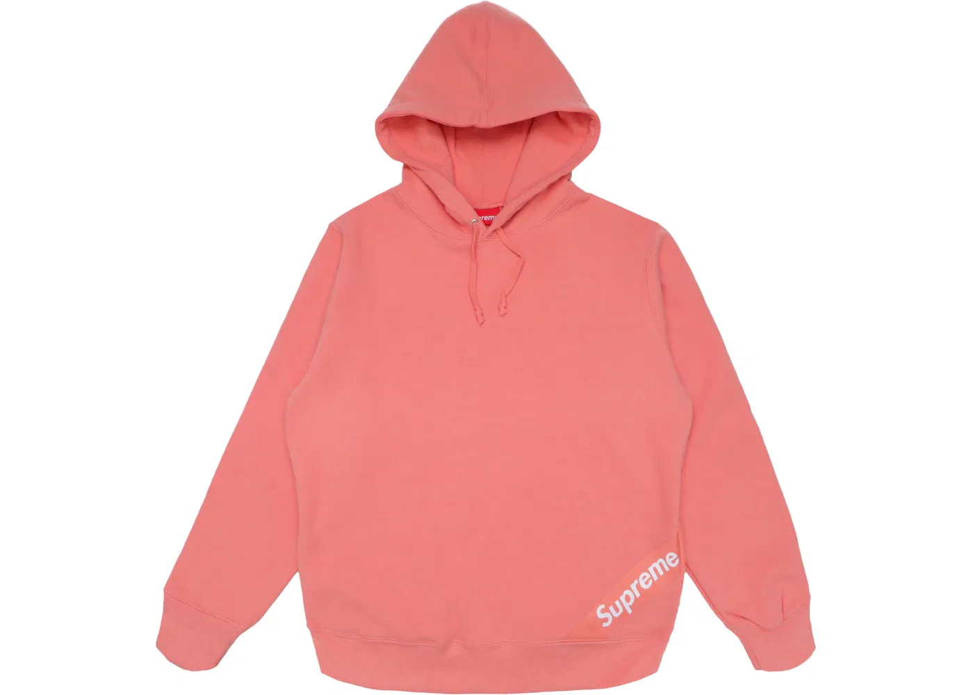 Мужской худи с капюшоном Supreme Corner Label, Coral