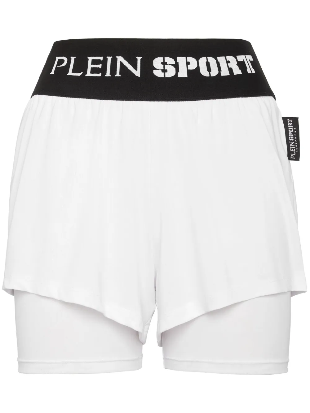 

Шорты с логотипом Plein Sport, белый