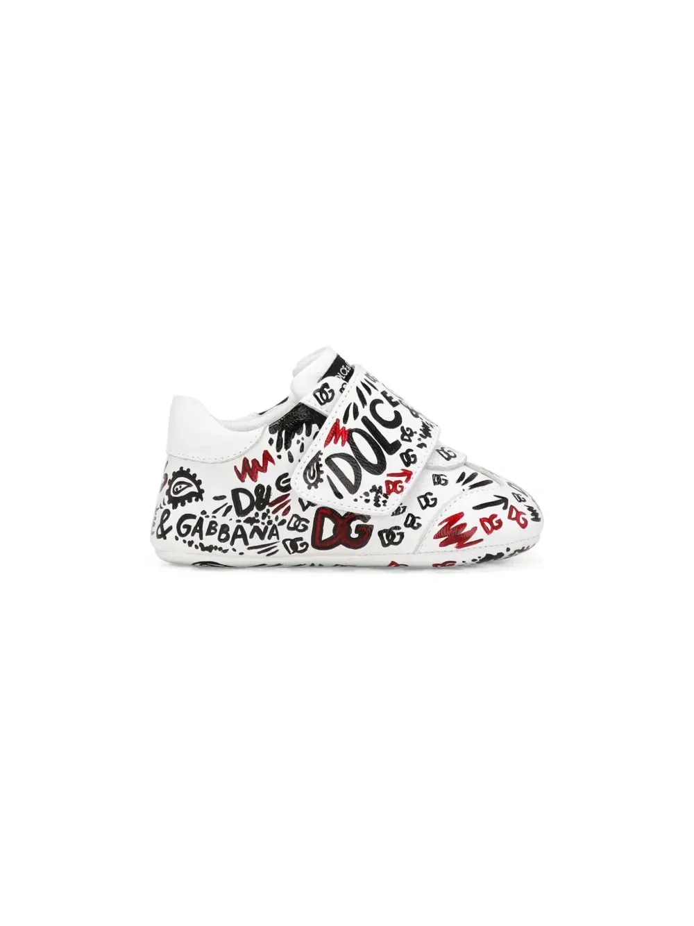 Высокие кеды с принтом Dolce & Gabbana Kids, белый — фото 2