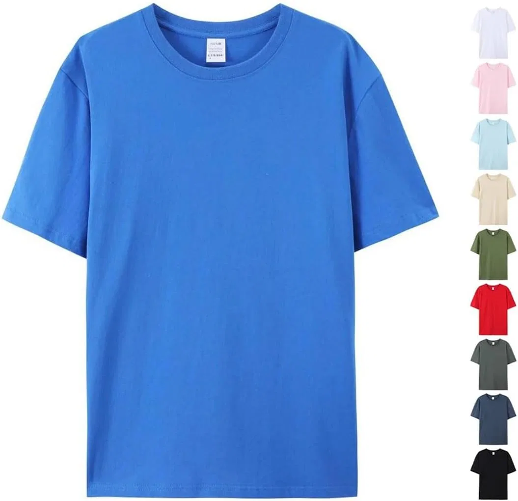 Мужская хлопковая футболка с круглым вырезом Soft Touch, Royal Blue — фото 2