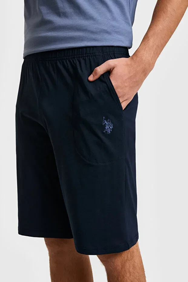 Мужской пижамный комплект с длинным рукавом U.S. Polo Assn., Indigo — фото 4