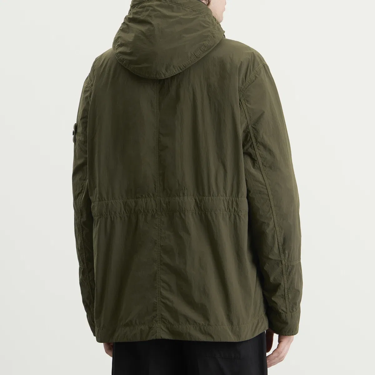 Парка из нейлона с капюшоном Ghost Stone Island, Military Green — фото 3
