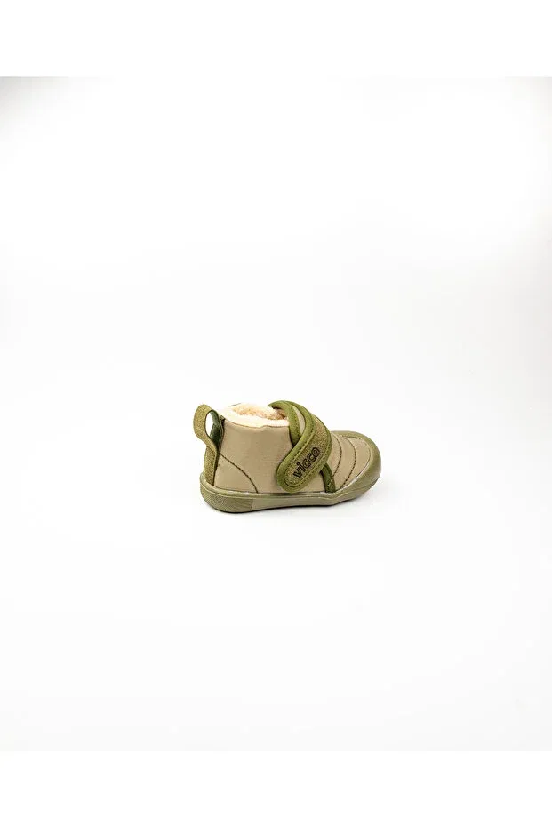 Детские туфли для мальчиков с низким каблуком Vicco, Khaki — фото 4