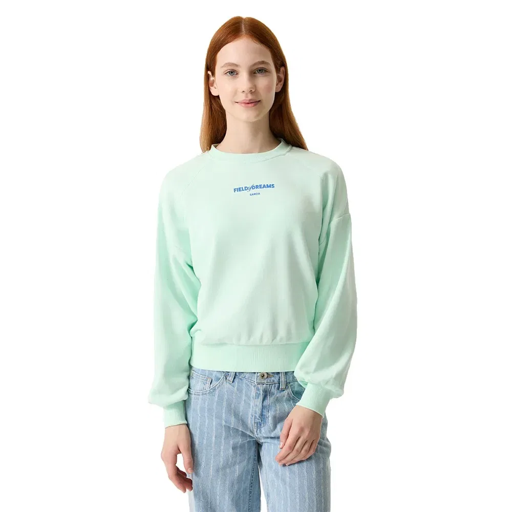 Свитшот Garcia N262660, зеленый