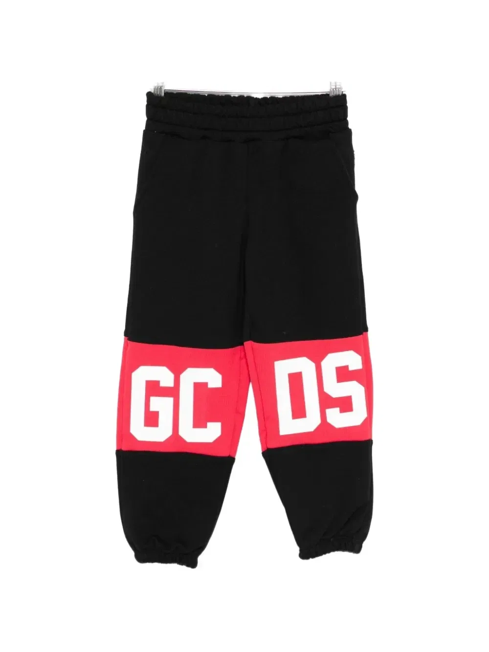 Спортивные штаны в стиле колор-блок с принтом логипа Gcds Kids, черный