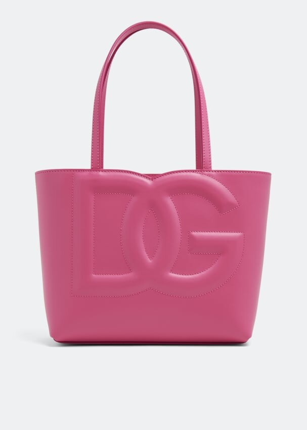 

Сумка-тоут DOLCE&GABBANA Logo small shopper, розовый