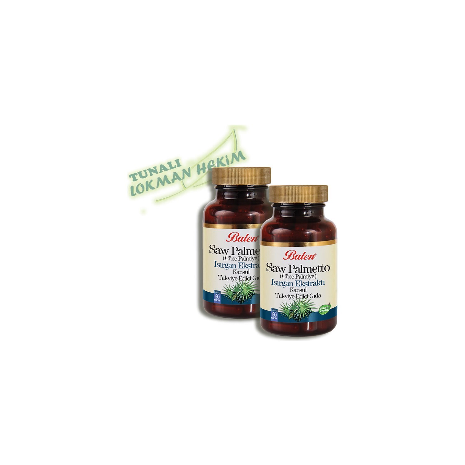 

Добавка Balen Saw Palmetto, 2 упаковки по 60 капсул