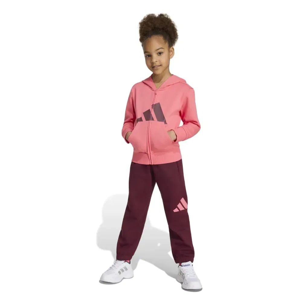 Детский спортивный костюм с капюшоном Adidas Essentials, Pink