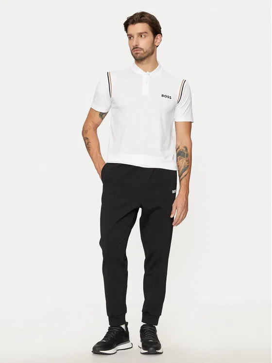 Футболка slim fit Pariq Boss, белый — фото 2