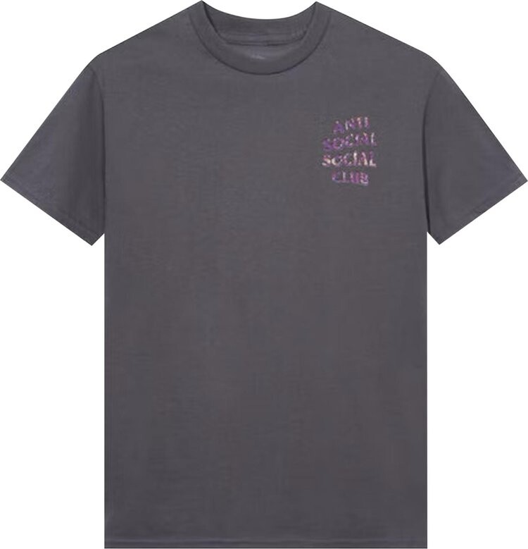 

Футболка Anti Social Social Club Layer Lock Dark Tee 'Grey', серый