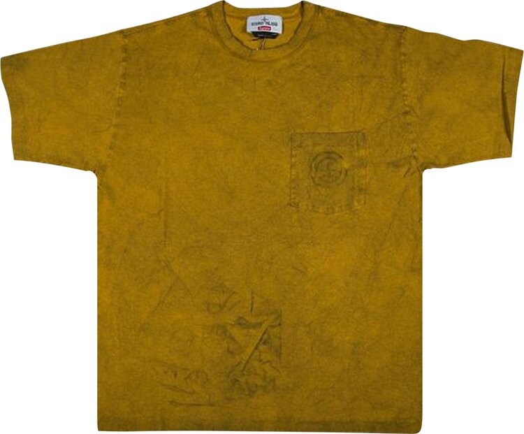 

Футболка Supreme Stone Island Pocket Tee 'Olive', зеленый