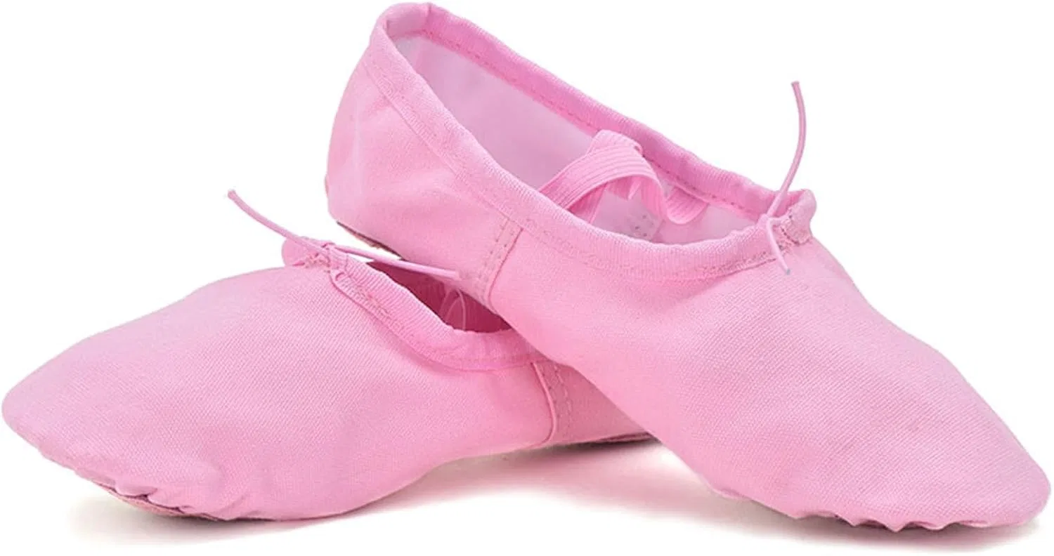 Детские балетки для девочек с этническим принтом, Hot Pink — фото 2