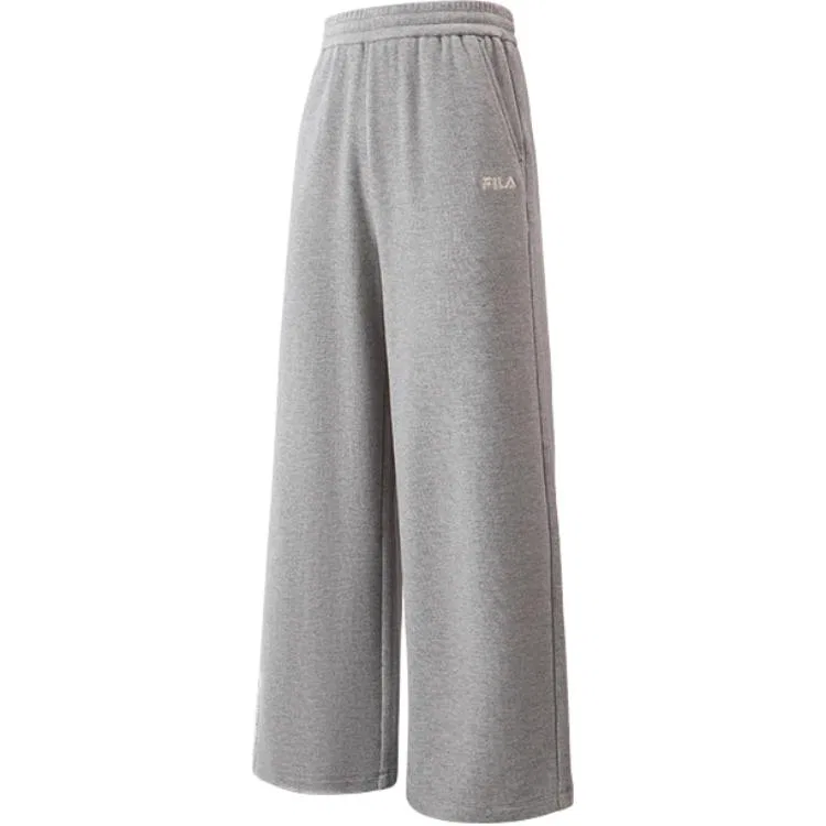 Детские спортивные штаны из трикотажа Silver Flower Gray-MG FILA KIDS