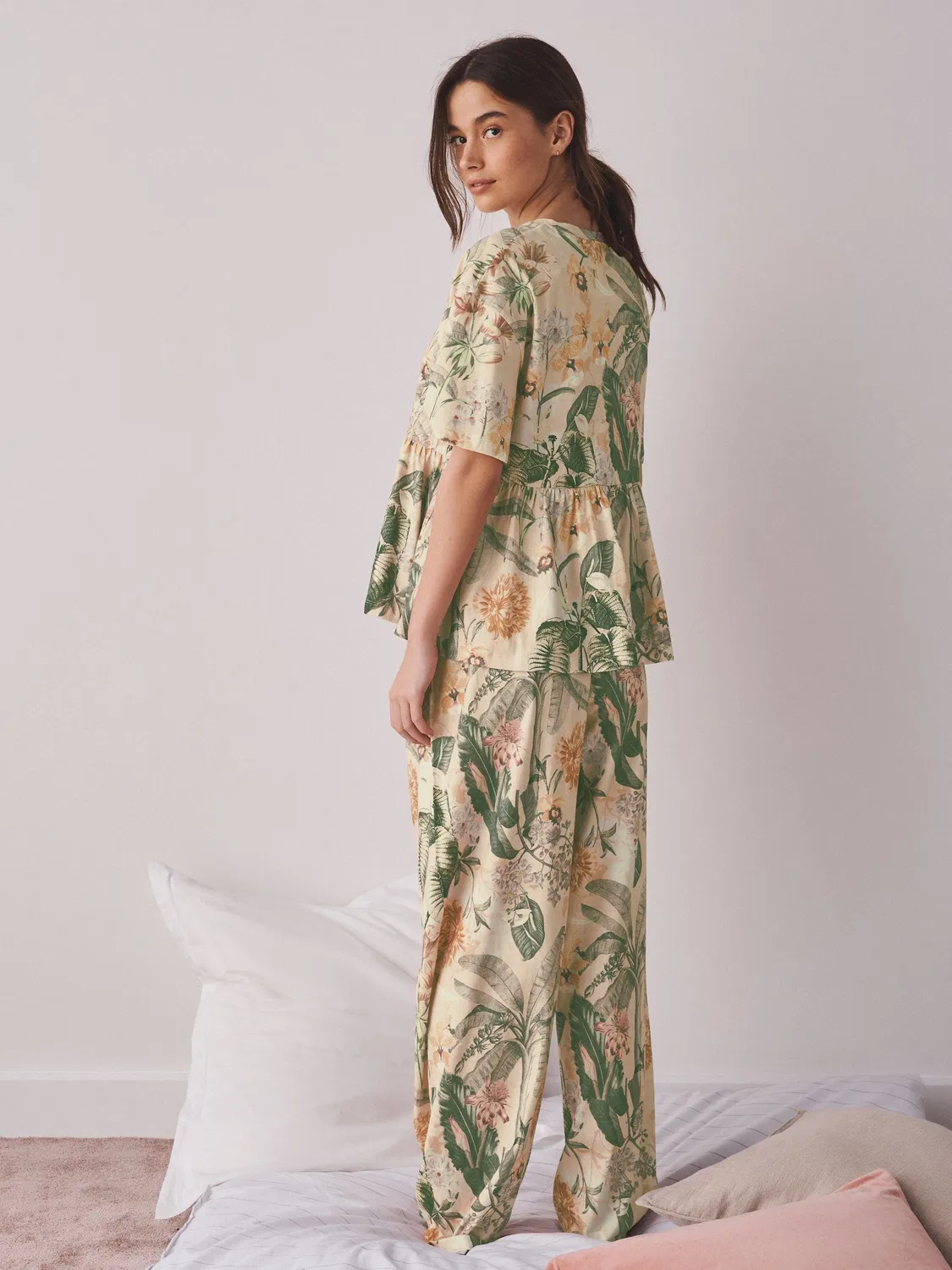 Пижама Peplum Short Sleeve, коллекция Kew Next, кораллово-розовый — фото 3