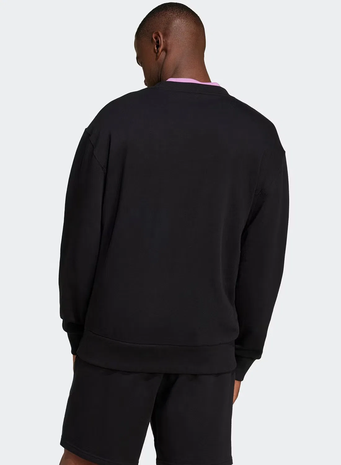 Свитшот с длинным рукавом All Szn French Terry Crew Adidas, черный — фото 2