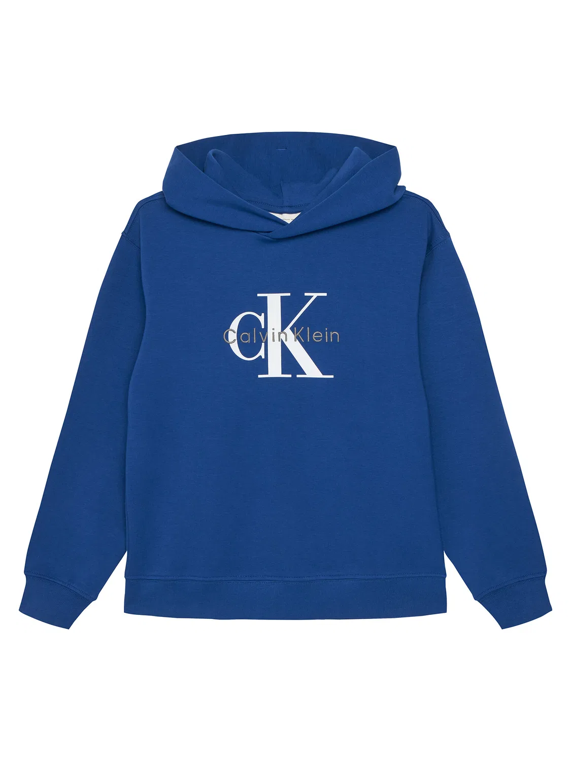 Толстовка стандартного кроя для мальчика Light Monologo Calvin Klein Jeans, синий