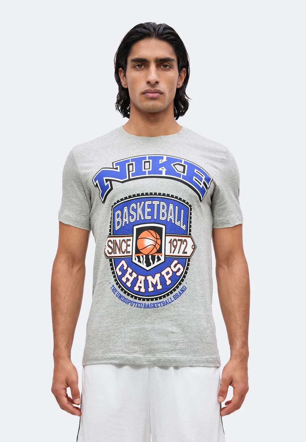 Футболка с принтом "Tee Asbury Champs" Nike Performance, Dark Grey Heather