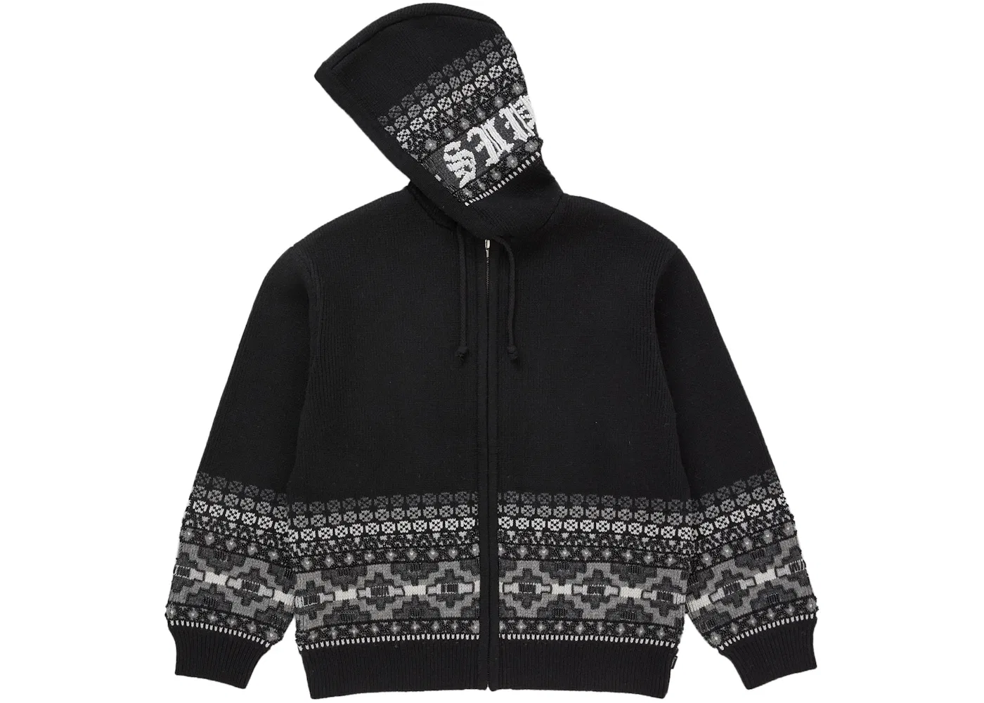 Мужское худи с бисером Supreme Sweater, Black