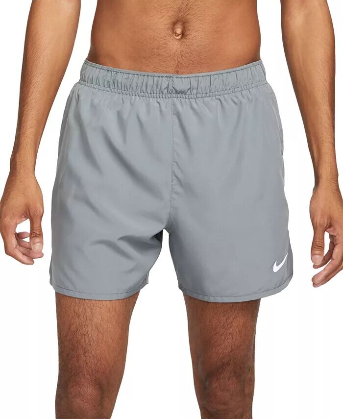 

Мужские беговые шорты Challenger Dri-FIT на короткой подкладке 5 дюймов Nike, серый