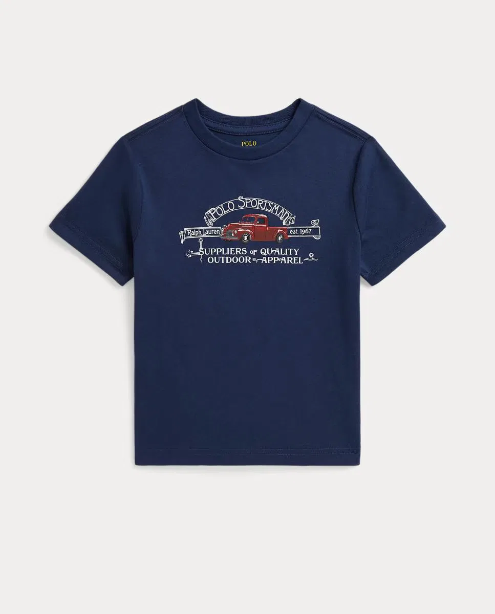 Футболка из хлопка, Unisex, Polo Ralph Lauren, темно-синий — фото 4