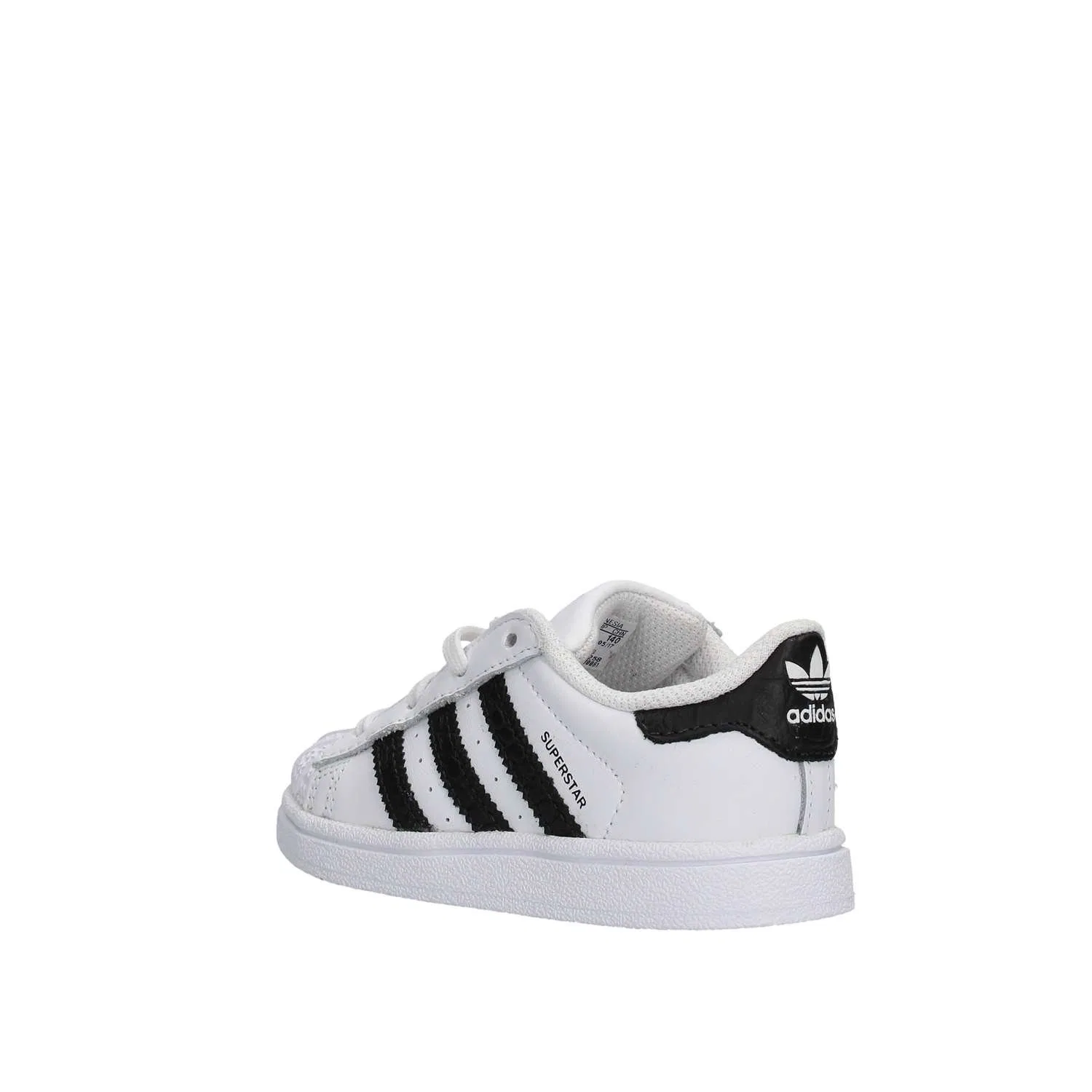 Детские кроссовки для мальчиков с цельно-кожаным верхом Superstar Adidas, White Ftwr White Core Black Core Black — фото 3
