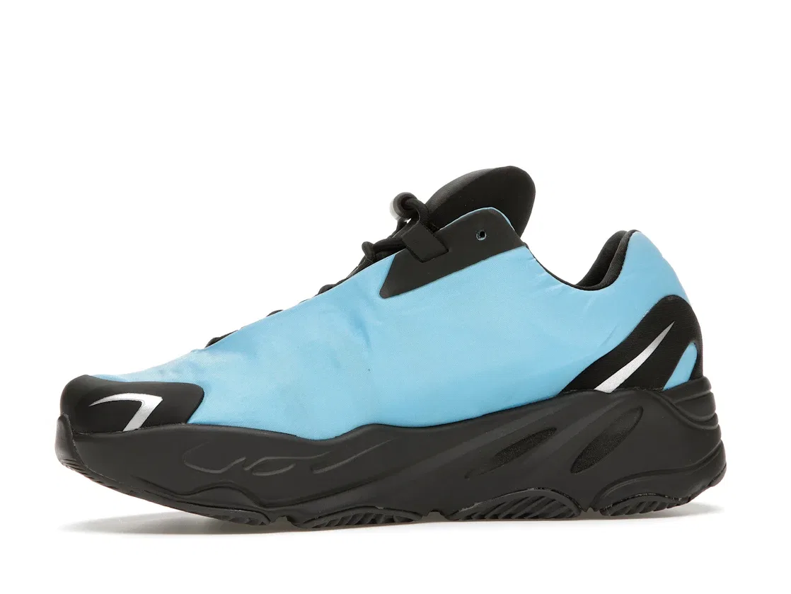 Детские кроссовки Lifestyle с ярким дизайном Adidas Yeezy Boost 700 MNVN, Bright Cyan/Black — фото 3