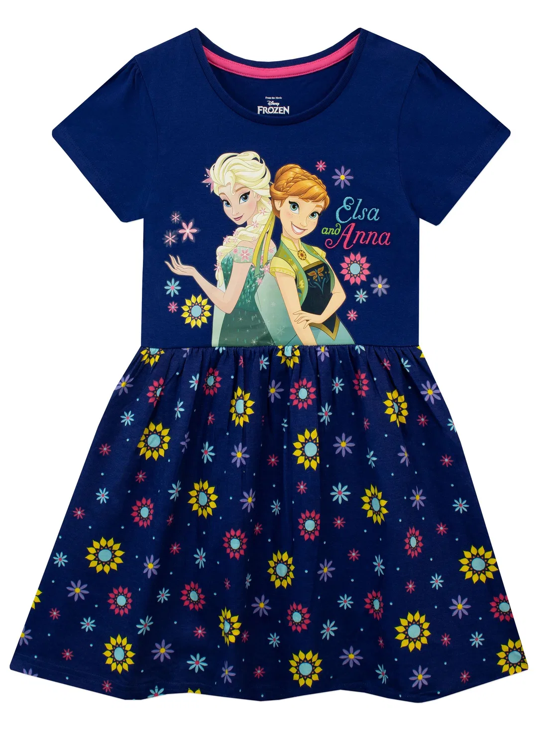 Платье с принтом Frozen Character, синее