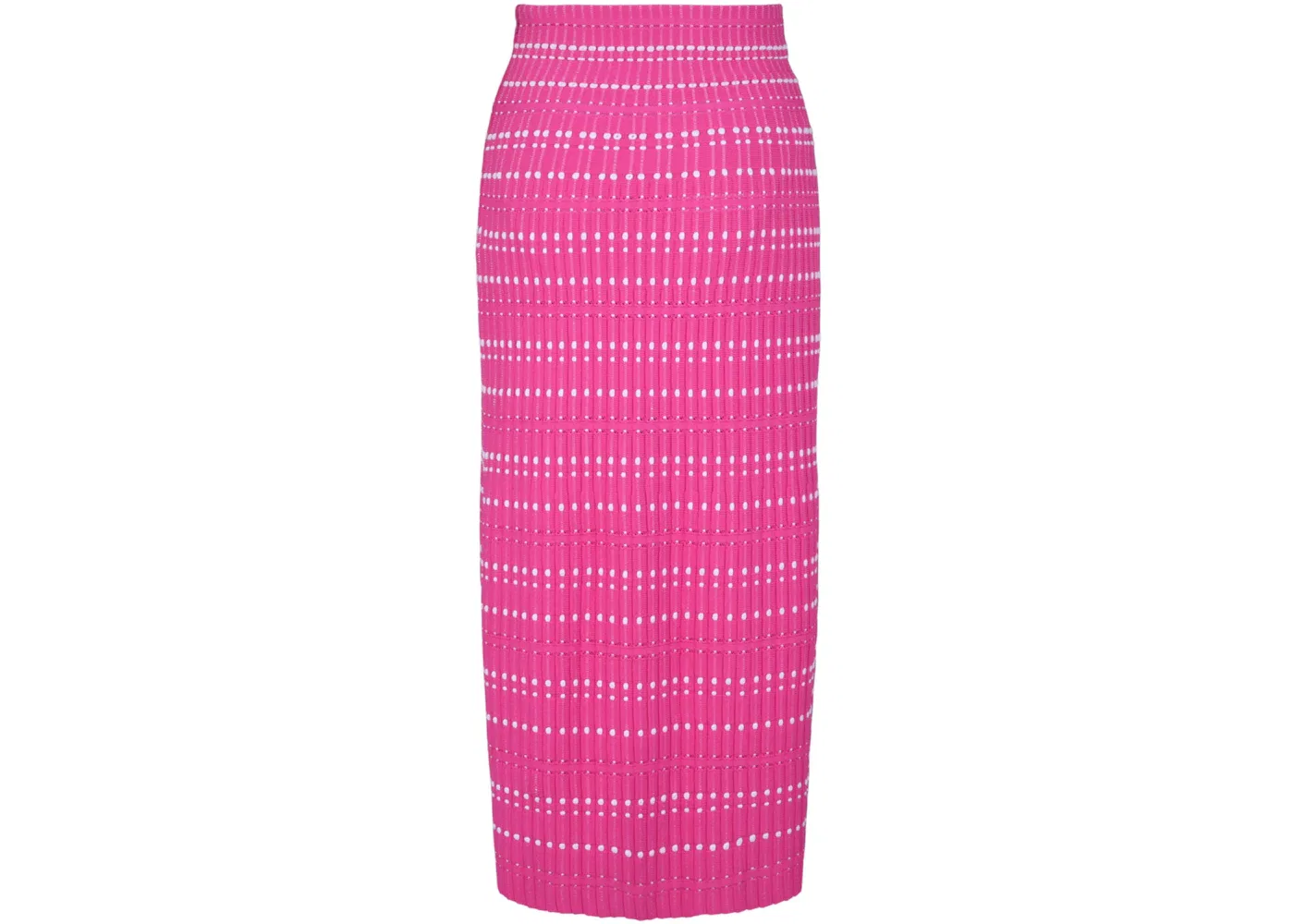 Женская юбка-карандаш с высокой посадкой Skirt Alexander McQueen, Pink White — фото 2